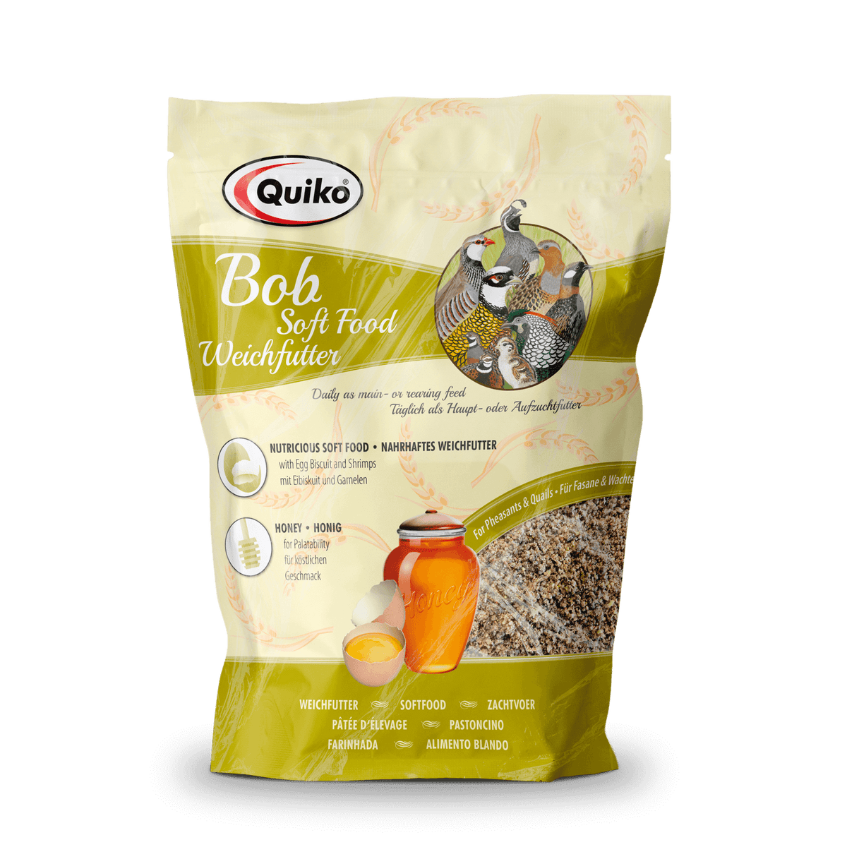 Quiko Bob: Weichfutter für Zierfasane und Zierwachteln