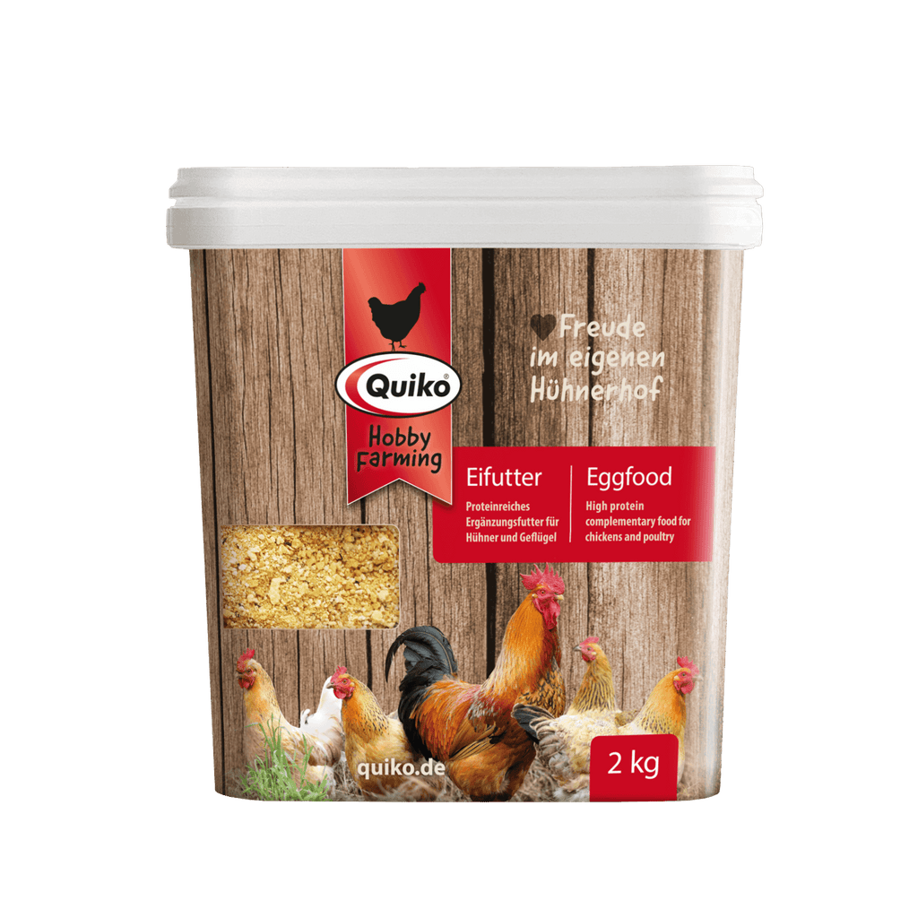 Quiko Hobby Farming Eifutter - Proteinreiches Ergänzungsfutter für Hühner und Geflügel