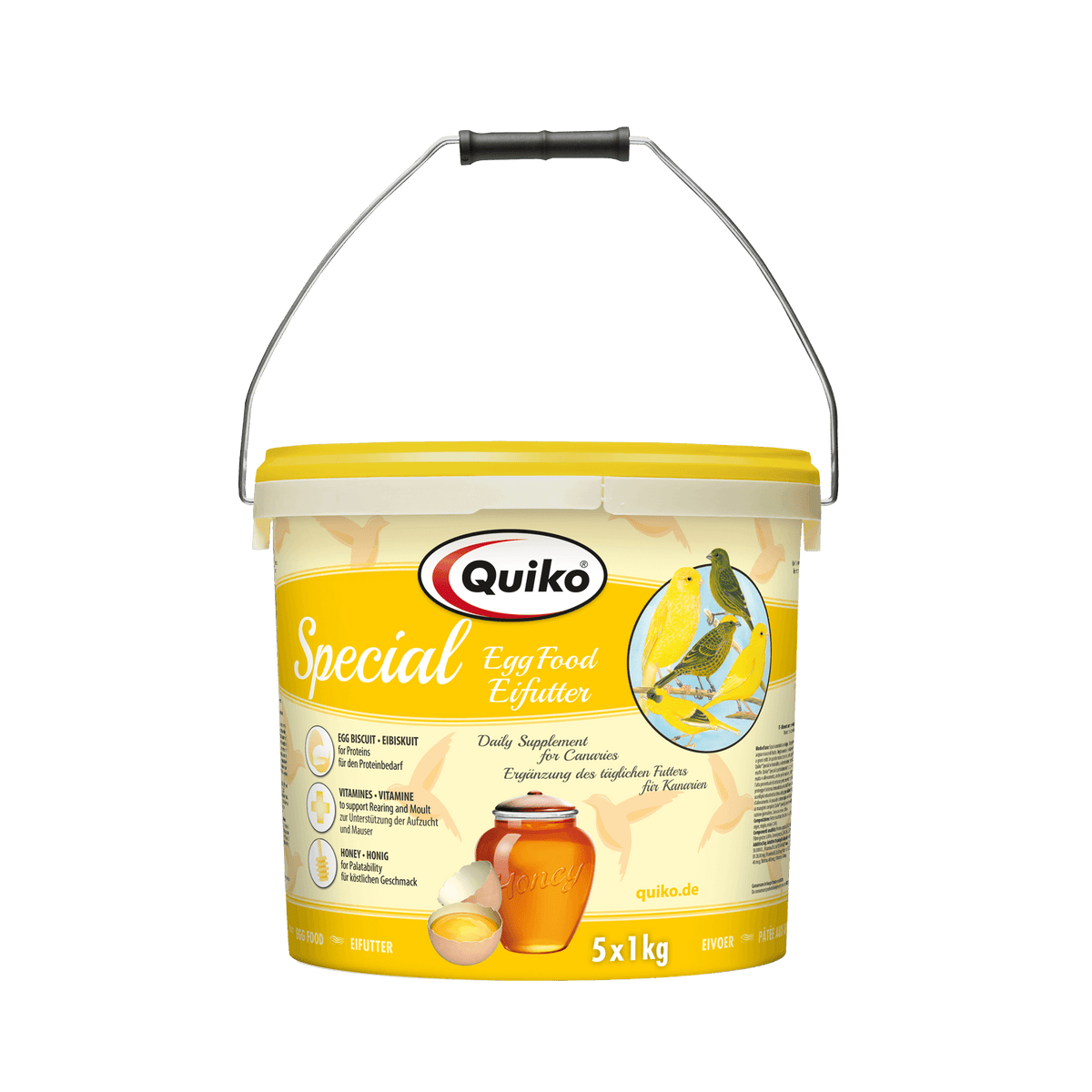 Quiko Special Eifutter: Kraft und Aufzuchtfutter für Kanarien und Positurkanarien