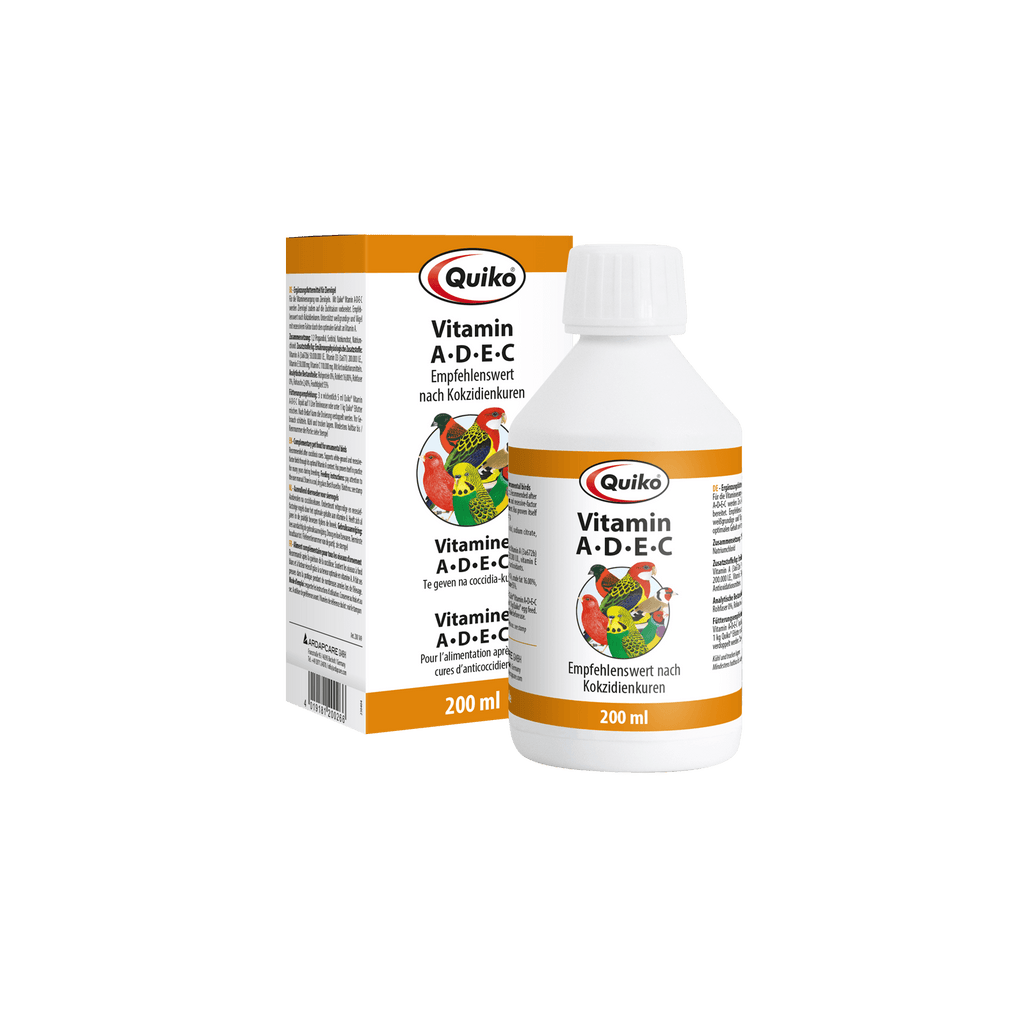 Quiko Vitamin A-D-E-C liquid -Vitaminversorgung für Ziervögel