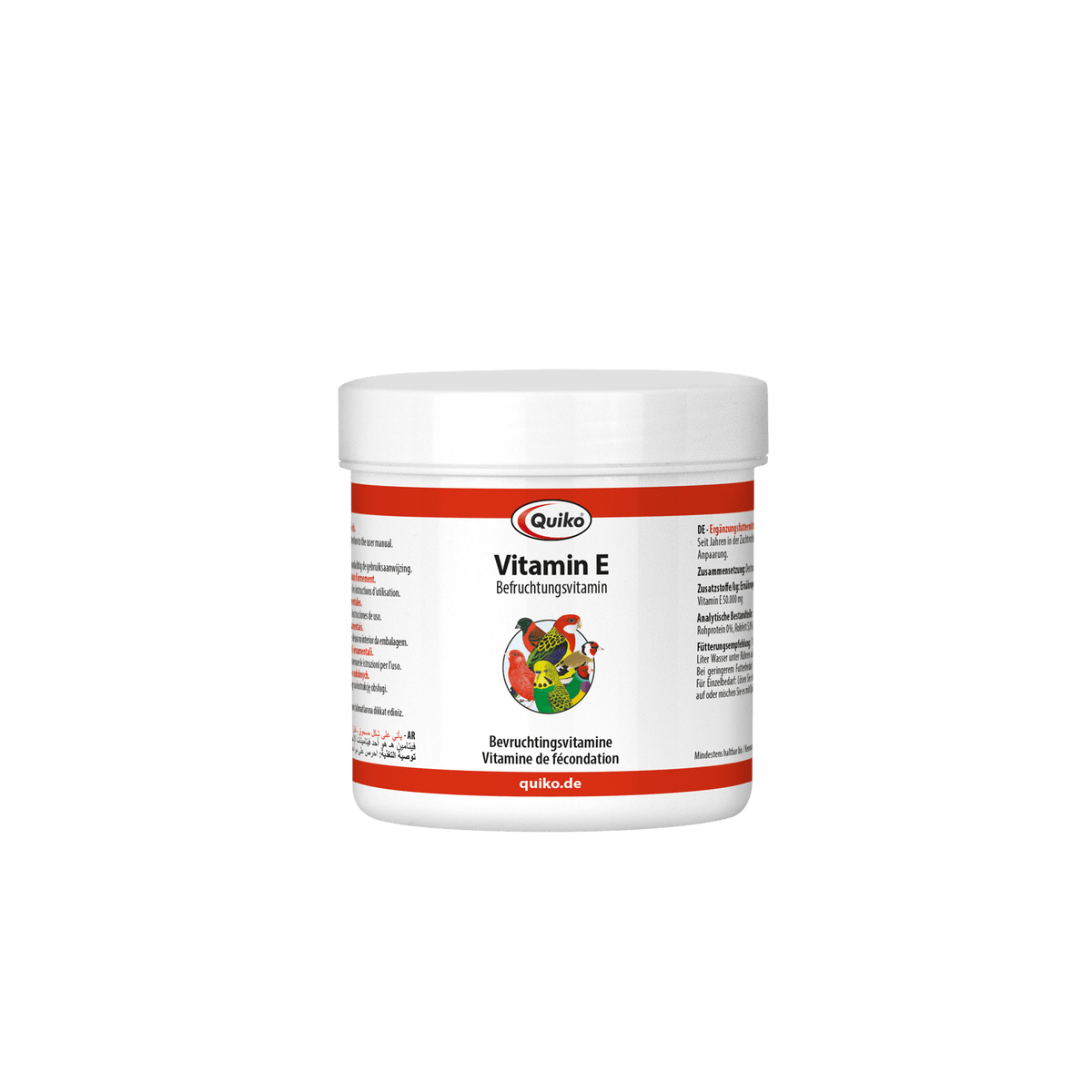 Quiko Vitamin E: Ergänzungsfutter für Kanarien, Sittiche und Ziervögel