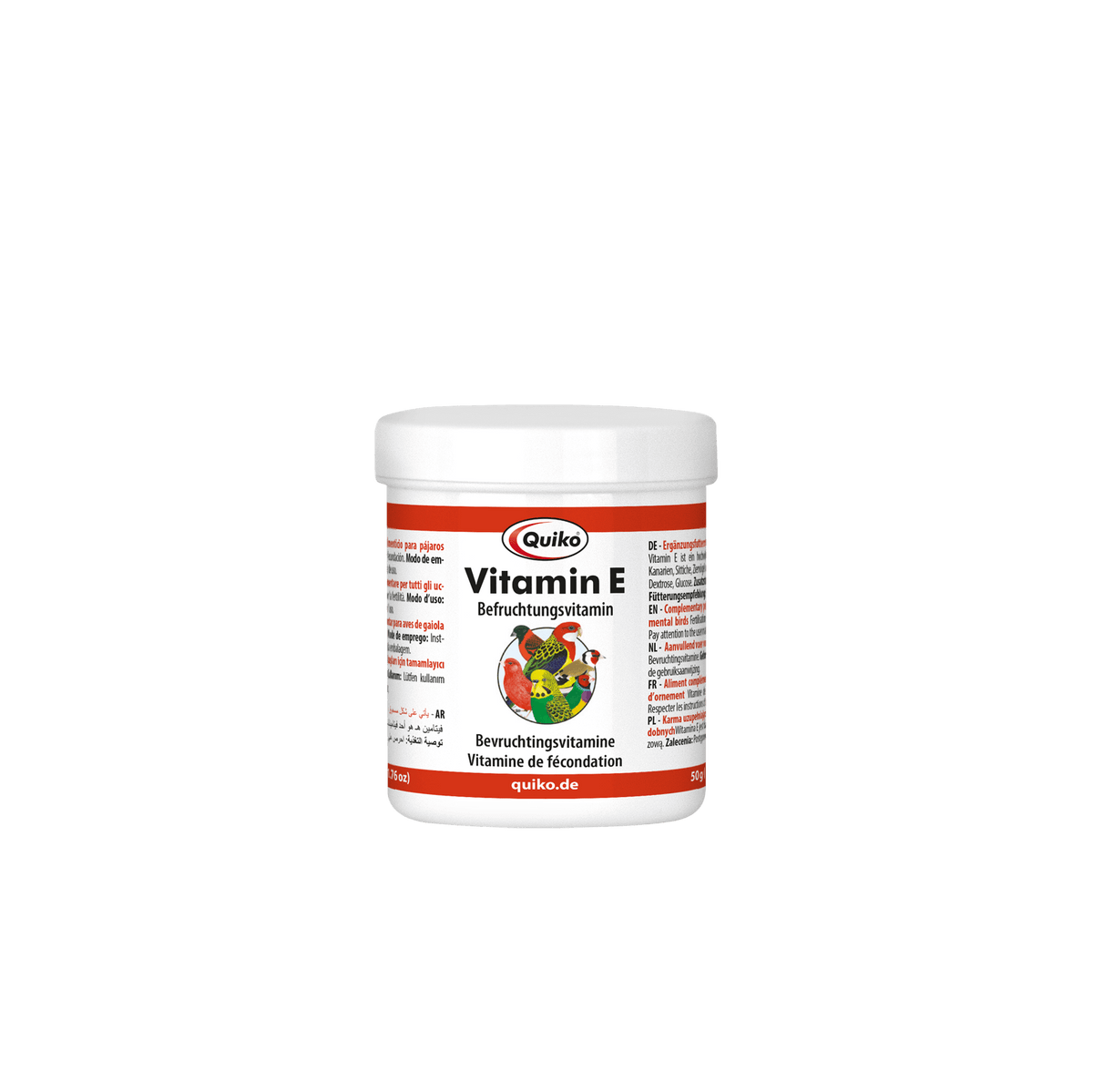 Quiko Vitamin E: Ergänzungsfutter für Kanarien, Sittiche und Ziervögel